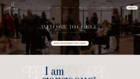 What Georgethesalon.com website looked like in 2020 (3 years ago)