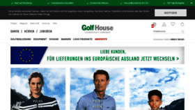 What Golfhouse.at website looked like in 2020 (3 years ago)