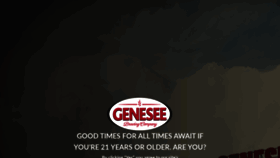 What Geneseebeer.com website looked like in 2020 (3 years ago)