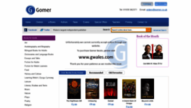What Gomer.co.uk website looked like in 2020 (3 years ago)