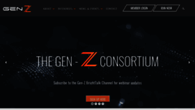 What Genzconsortium.org website looked like in 2020 (3 years ago)