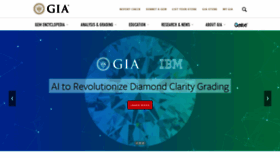What Gia.edu website looked like in 2020 (3 years ago)