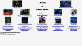 What Giverny-monet.com website looked like in 2020 (3 years ago)