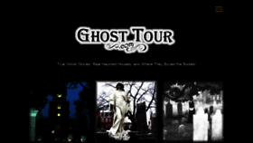What Ghosttour.net website looked like in 2020 (5 years ago)