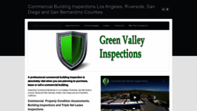 What Greenvalleyinspections.com website looked like in 2020 (3 years ago)