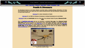 What Go-fossils.com website looked like in 2020 (3 years ago)