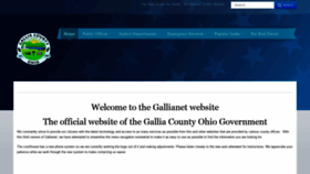 What Gallianet.net website looked like in 2020 (3 years ago)