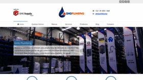 What Ghg-plumbing.com website looked like in 2020 (3 years ago)