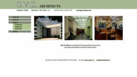 What Gvzarchitects.com website looked like in 2020 (3 years ago)