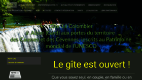 What Gite-le-colombier.com website looked like in 2020 (3 years ago)