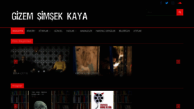 What Gizemsimsekkaya.com website looked like in 2020 (3 years ago)