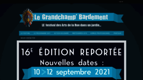 What Grandchampbardement.fr website looked like in 2020 (3 years ago)