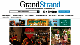What Grandstrandmag.com website looked like in 2020 (3 years ago)