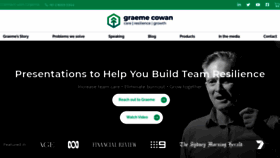 What Graemecowan.com.au website looked like in 2020 (3 years ago)