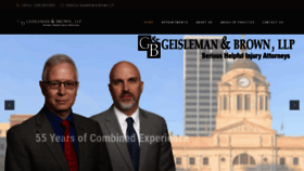 What Geislemanlaw.com website looked like in 2020 (3 years ago)