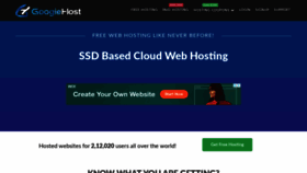 What Googiehost.com website looked like in 2020 (3 years ago)