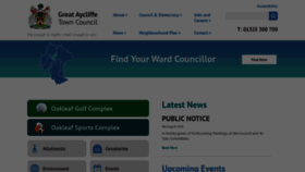What Great-aycliffe.gov.uk website looked like in 2020 (3 years ago)