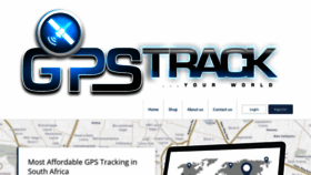 What Gpstrack.co.za website looked like in 2020 (3 years ago)