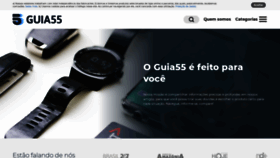 What Guia55.com.br website looked like in 2020 (3 years ago)