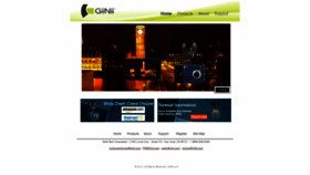 What Giinii.com website looked like in 2020 (3 years ago)