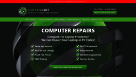What Greenlightcomputerclinic.com website looked like in 2020 (3 years ago)