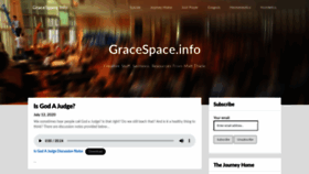 What Gracespace.info website looked like in 2020 (4 years ago)