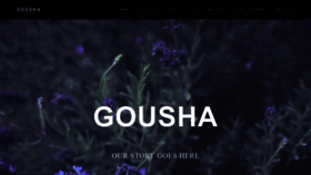 What Goushajapan.com website looked like in 2020 (3 years ago)