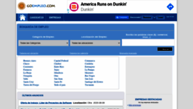 What Goempleo.com website looked like in 2020 (3 years ago)