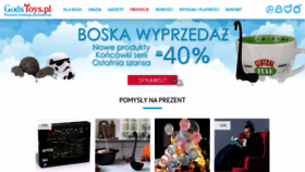 What Godstoys.pl website looked like in 2020 (3 years ago)