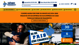 What Genioferramentas.com.br website looked like in 2020 (3 years ago)
