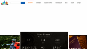 What Gezgininharitasi.com website looked like in 2020 (5 years ago)