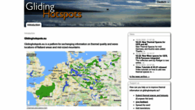 What Glidinghotspots.eu website looked like in 2020 (3 years ago)