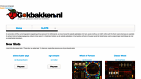 What Gokbakken.nl website looked like in 2020 (3 years ago)