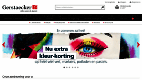 What Gerstaecker.nl website looked like in 2020 (3 years ago)