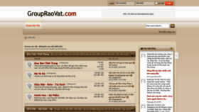 What Groupraovat.com website looked like in 2020 (3 years ago)