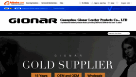 What Gionar.en.alibaba.com website looked like in 2020 (3 years ago)