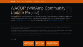 What Getwacup.com website looked like in 2020 (3 years ago)