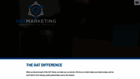 What Gatmarketing.com website looked like in 2020 (3 years ago)