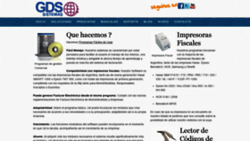 What Gdssistemas.com.ar website looked like in 2020 (3 years ago)