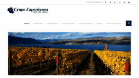 What Grape-experiences.com website looked like in 2020 (3 years ago)