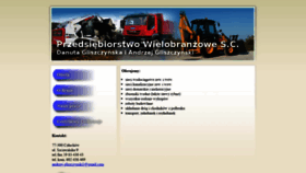What Gliszczynscy.pl website looked like in 2020 (3 years ago)