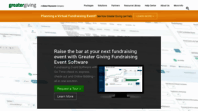 What Greatergiving.com website looked like in 2020 (3 years ago)