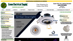 What Greenelectricalsupply.com website looked like in 2020 (3 years ago)