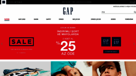 What Gap.com.tr website looked like in 2020 (3 years ago)