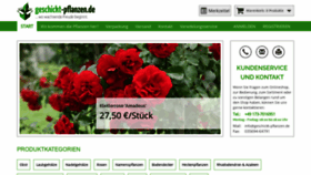 What Geschickt-pflanzen.de website looked like in 2020 (3 years ago)