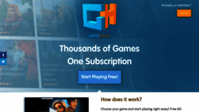 What Gamehouse.com website looked like in 2020 (3 years ago)
