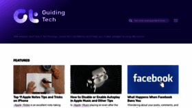 What Guidingtech.com website looked like in 2020 (3 years ago)