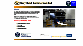 What Garybuist.co.uk website looked like in 2020 (5 years ago)