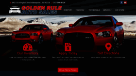 What Goldenruleautosales.com website looked like in 2020 (3 years ago)