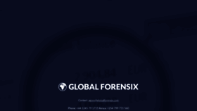 What Globalforensix.com website looked like in 2020 (3 years ago)